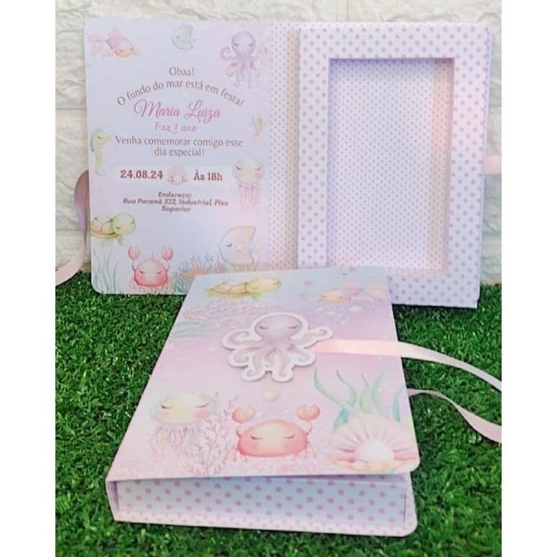 10 Convites Livro 15x10 Personalizado ( Leia a descriçao)