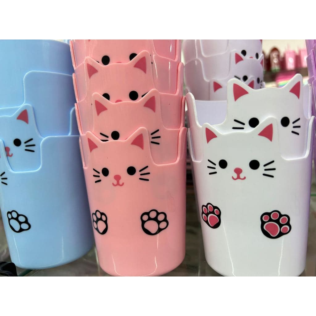 Porta Treco e Canetas Cesto Multiuso Organizador de canetas  Modelo de gato ou Panda