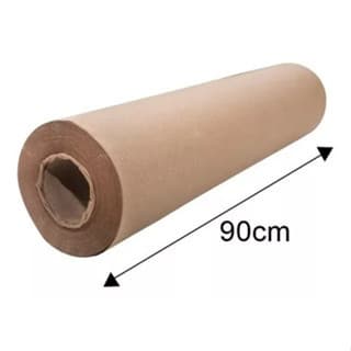 PAPEL SEMI KRAFT PARDO ROLO BOBINA 90CM 2KGs - 60GRS - EMBALAGEM EMBRULHO