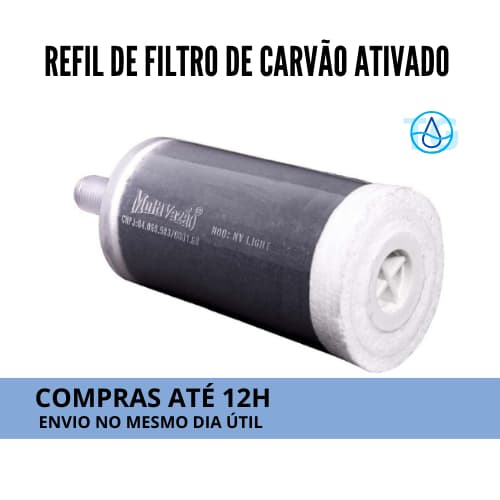 Vela Refil Universal Com Carvão Ativado para Torneira Com Filtro de Água de Cozinha