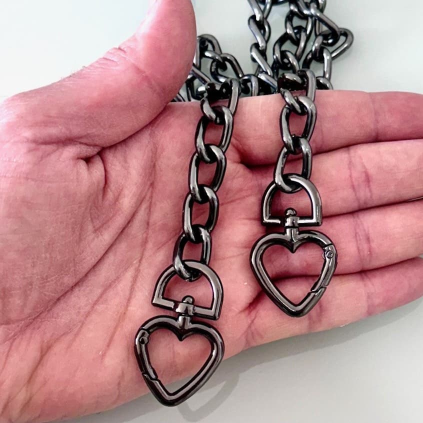 Corrente Resistente Cor Grafite Para Bolsa 1.20 Metros - Alça Para Bolsas