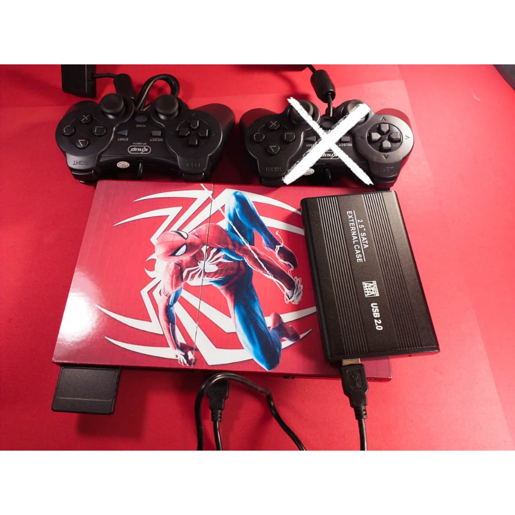 Sony Playstation 2 Slim + HD 320Gb Com 92 Jogos