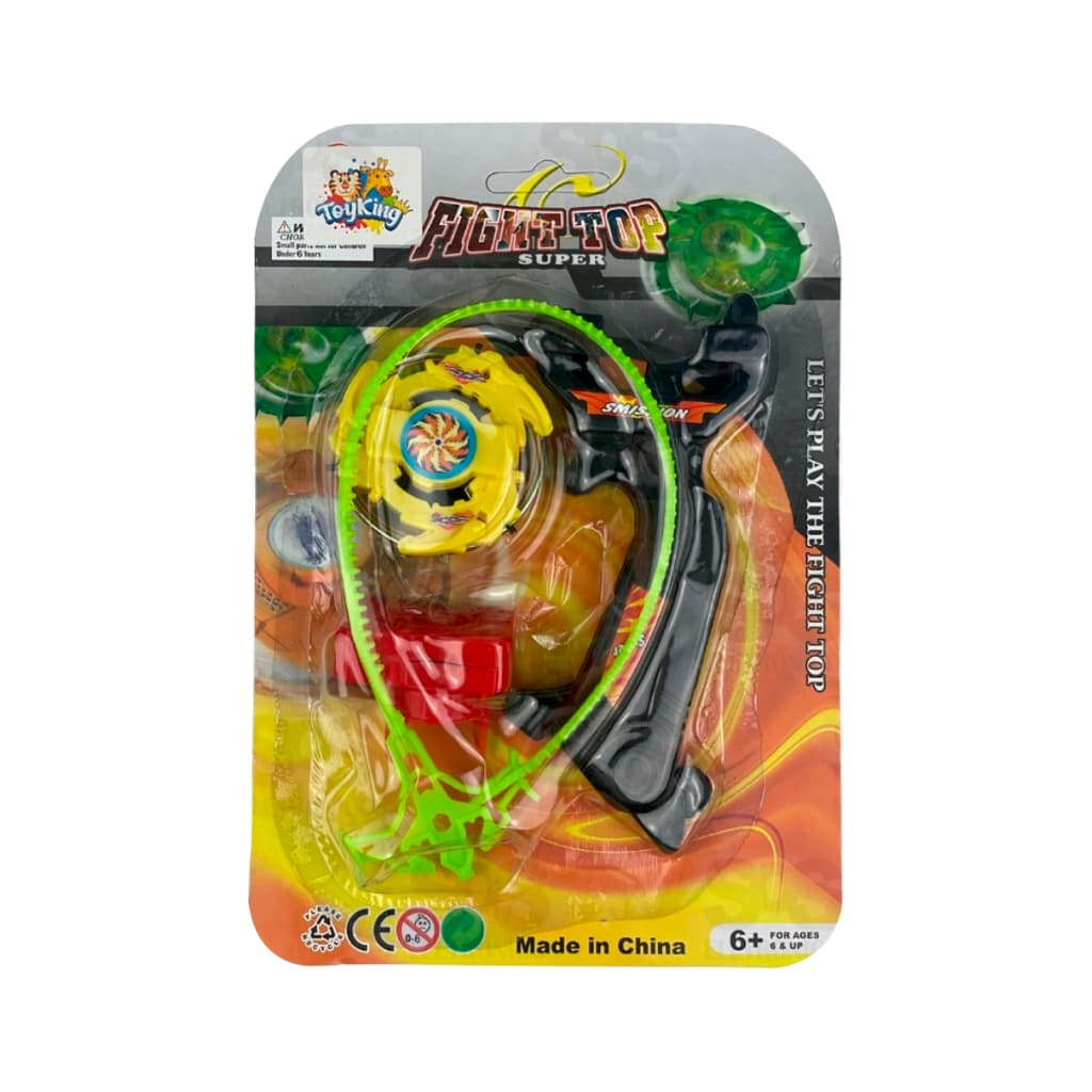 Kit 1 Beyblade Plastico + Lançador Rapido Rapida Entrega