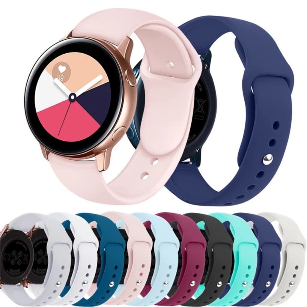 Pulseira de Silicone Para Smartwatch Encaixe 20mm E 22mm