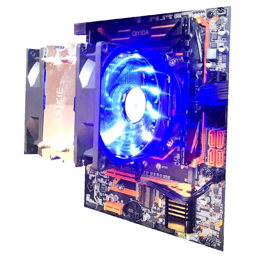 Kit Placa Mãe X99 Gaming + Xeon E5 2680v4 14 Núcleos (Ryzen 5 5600) + 16GB DDR4 + Cooler 2 Fans LED