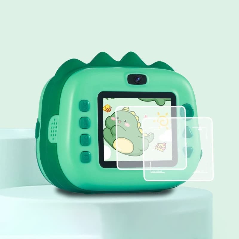 Mini Câmera De Impressão Instantânea Para Crianças Vídeo Fotografia Digital Fotográfica Impressora Térmica