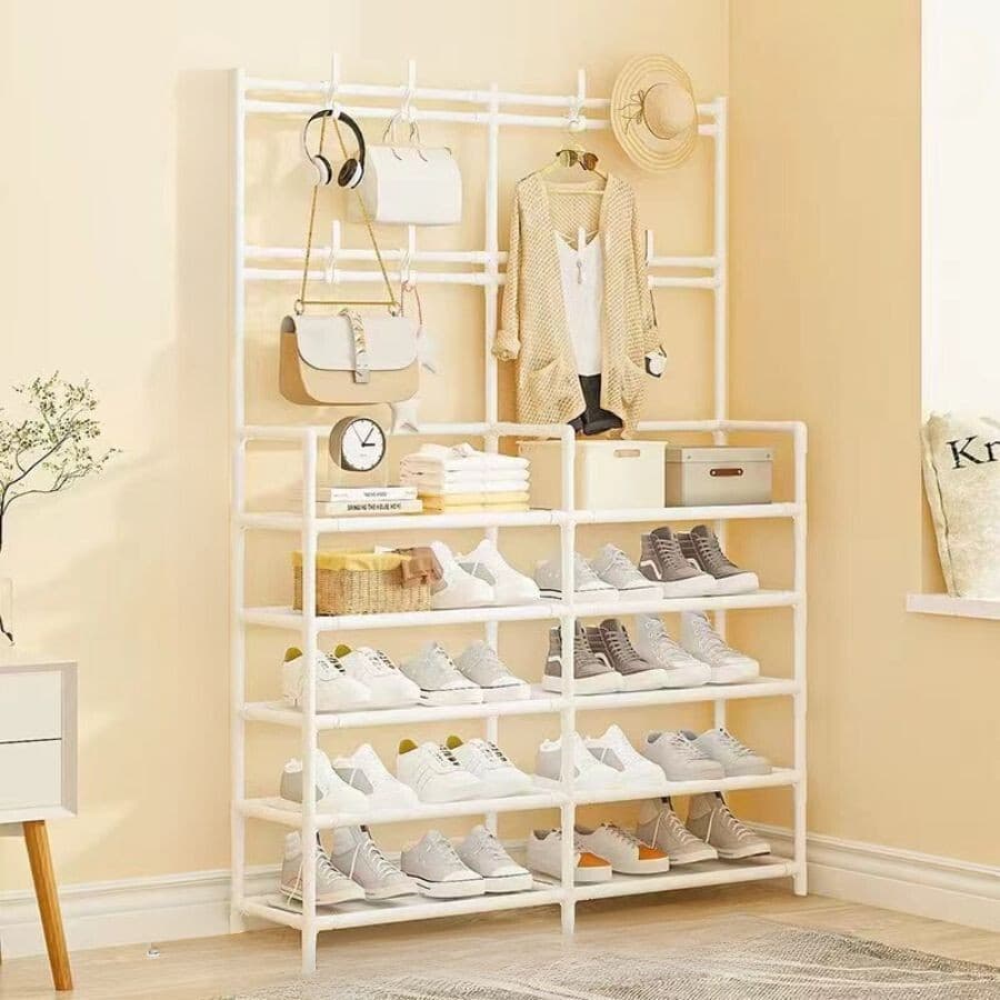 Sapateira Arara Organizadora 4 5 6 ou 7 Andares Prateleiras e Suportes Multiuso