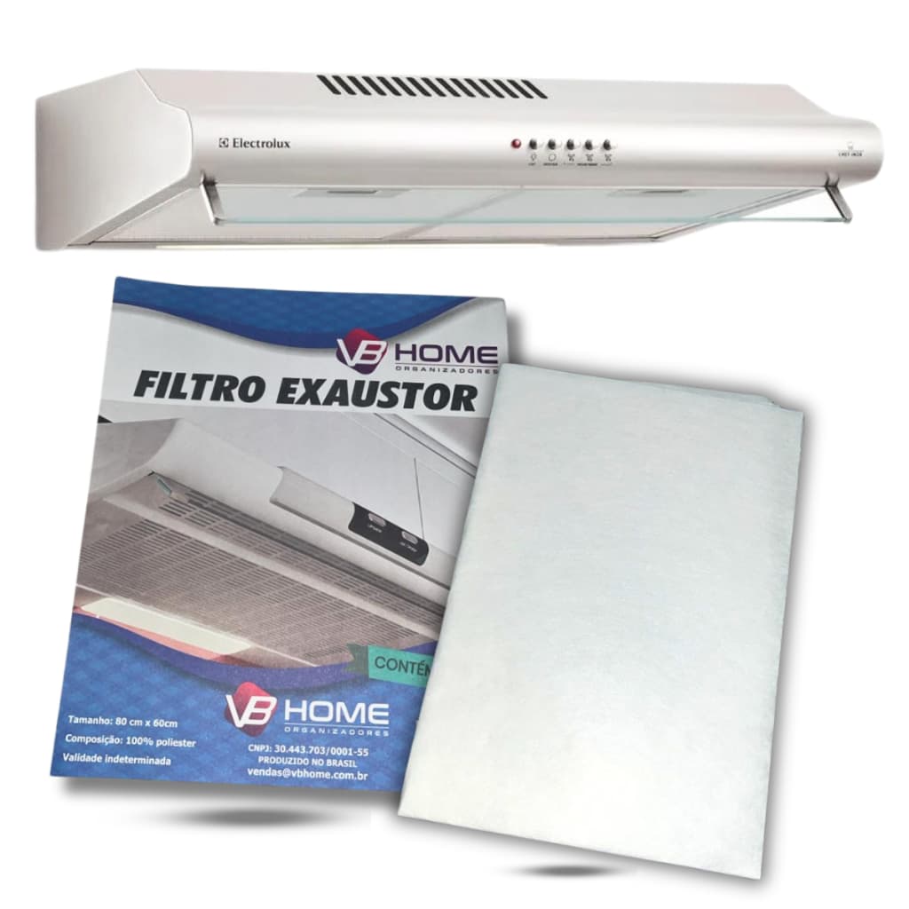 1 Filtro Mantas Para Depurador Exaustores E Coifas Universal 80 Cm X 60 Cm Serve Em Todas As Marcas