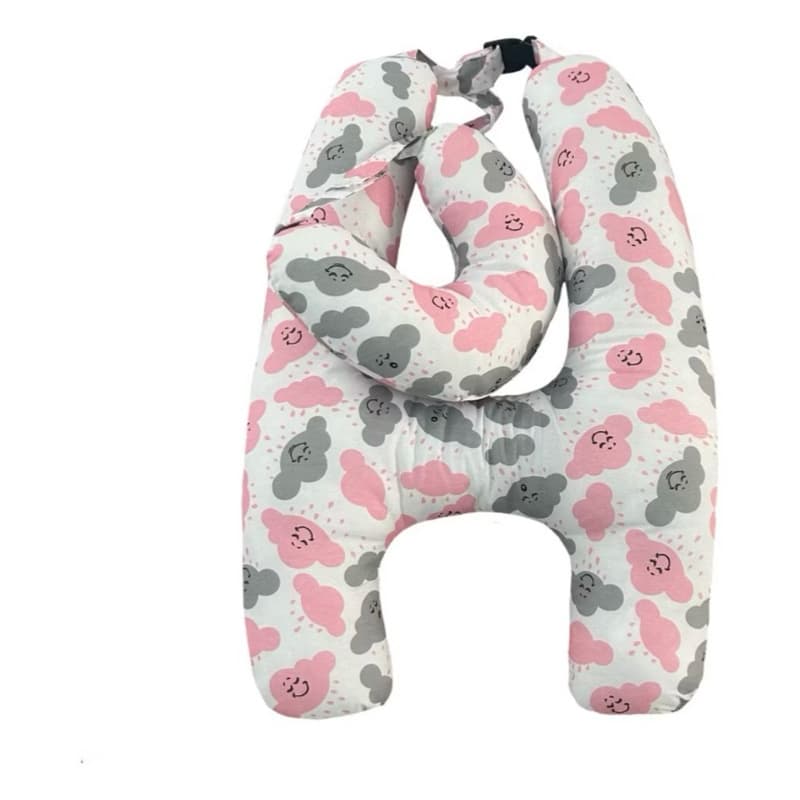 Almofada H Com Apoio Para Pescoço Super Confortavel Para Viagens Adulto E Infantil Menina