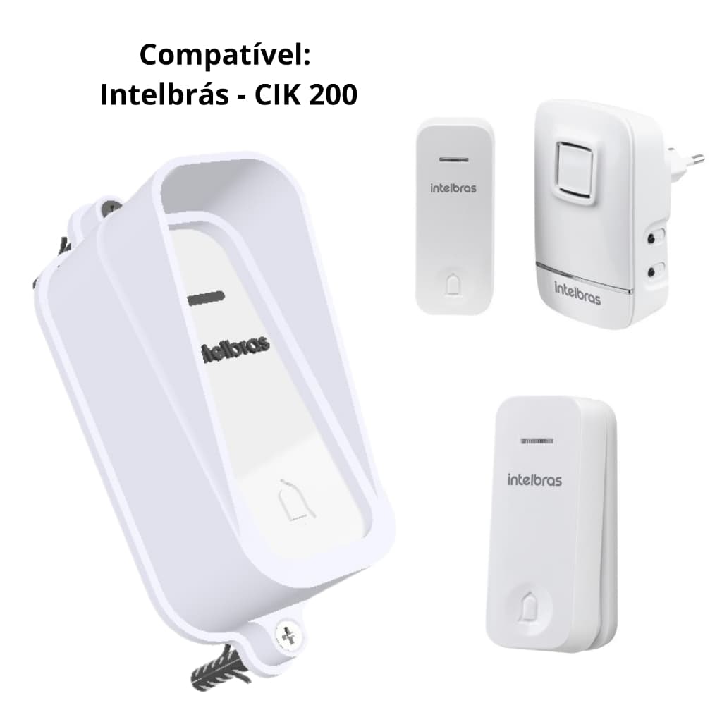 Proteção / Protetor Roubo Chuva para Campainha Eletrônica Externa Sem Fio S014 - CIK 200 Intelbras