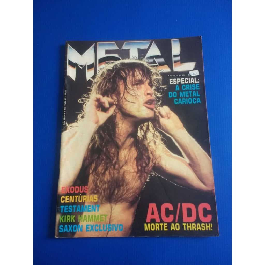 Revista Metal N. 45 - Capa: Ac/dc