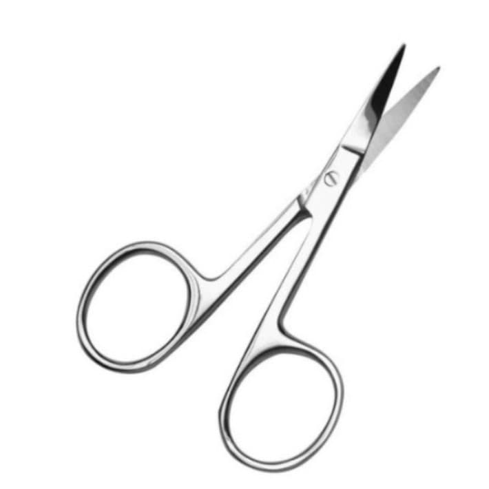 Tesoura Tesourinha Cortar Unha Sobrancelha Cortador Cilios