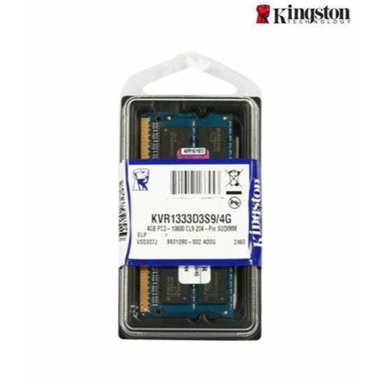 Memória RAM para Notebook DDR3 4GB 1333Mhz Kingston - KVR1333D3S9/4G