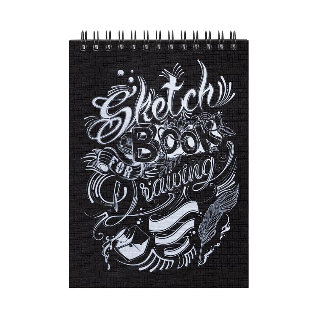 Sketchbook Caderno Desenho 100 Págs 50 Folhas 18x25cm 180g