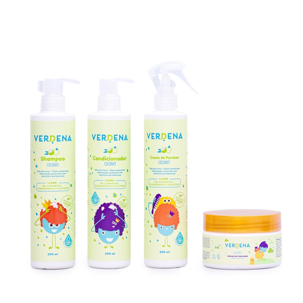 Kit Hidratação Infantil Coconut Verdena Baby