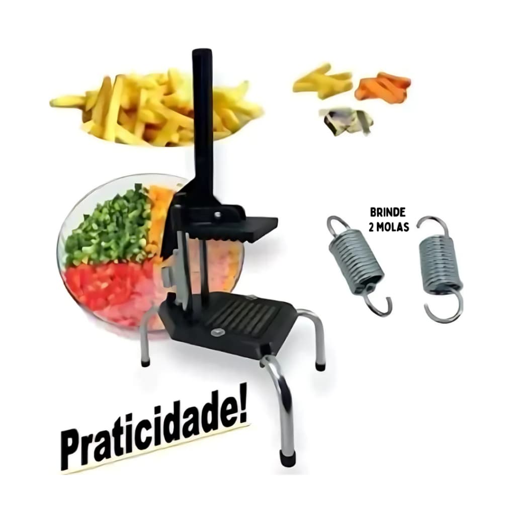 Picador Cortador Fatiador Legumes Fruta Batata Palito Tomate Visalux