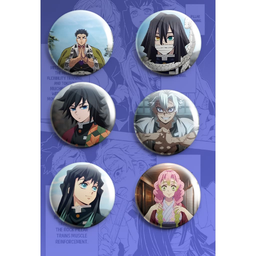 Bottons Broche Demon Slayer Kimetsu no Yaiba Personalizado