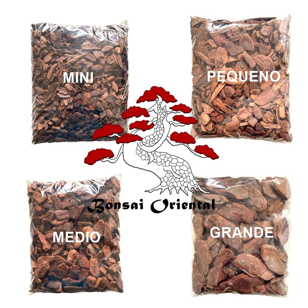 Casca de pinus polido 4 litros p/ decoração de vasos plantio de orquídeas, jardins rolado aprox 900g