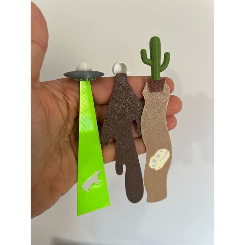 Marcador página de livro diversos divertidos Marca Página