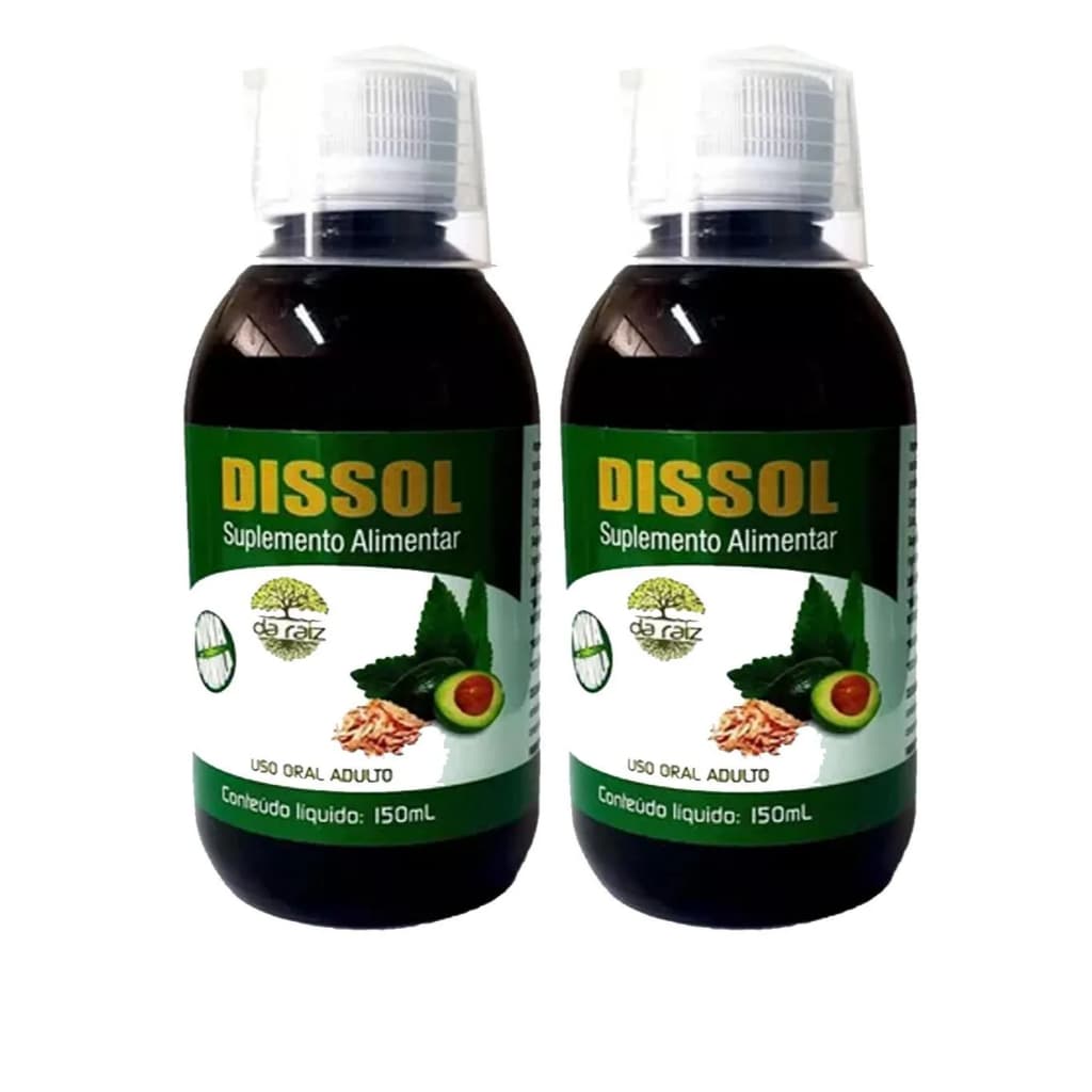 Dissol Liquido 150ml Da Raiz Kit com 2
