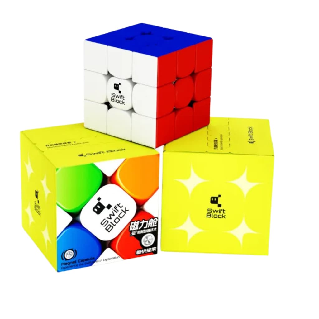 Cubo Mágico 3x3 Profissional Gan Swift Block 355s Magnético