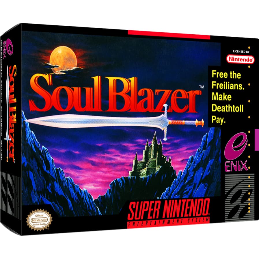Soul Blazer para Super Nintendo novo