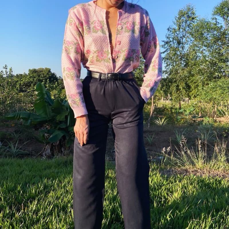 Calça social azul marinho (38/40)