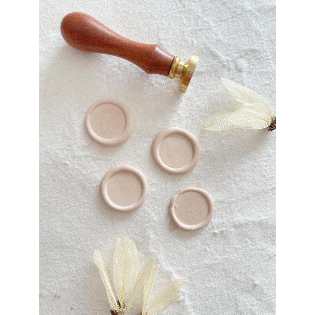 Lacres de cera Cor Nude 30un convite de casamento - Envio Imediato