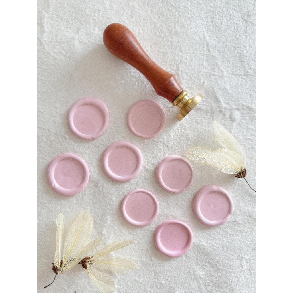 Lacres de cera Cor Rosa Baby 05un convite de casamento - Envio Imediato