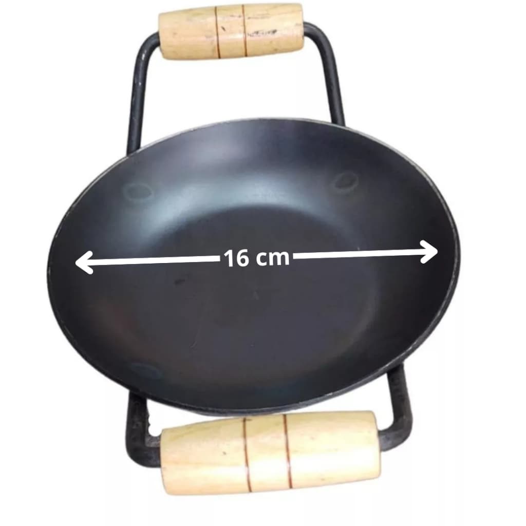 Mini Disco Arado Rústico Reforçado Bifeira Hambúrguer 16cm