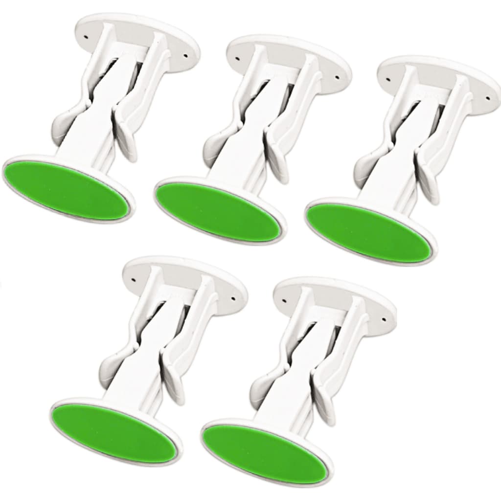 5x Trava de Porta Prendedor Fixador Adesivo Fácil Instalação Prático Parede Rodapé Janela Cores