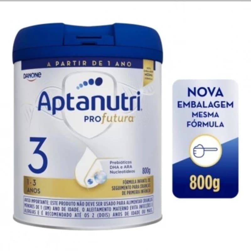 Fórmula Infantil Em Pó Aptanutri Profutura 3 Danone Lata De 800g