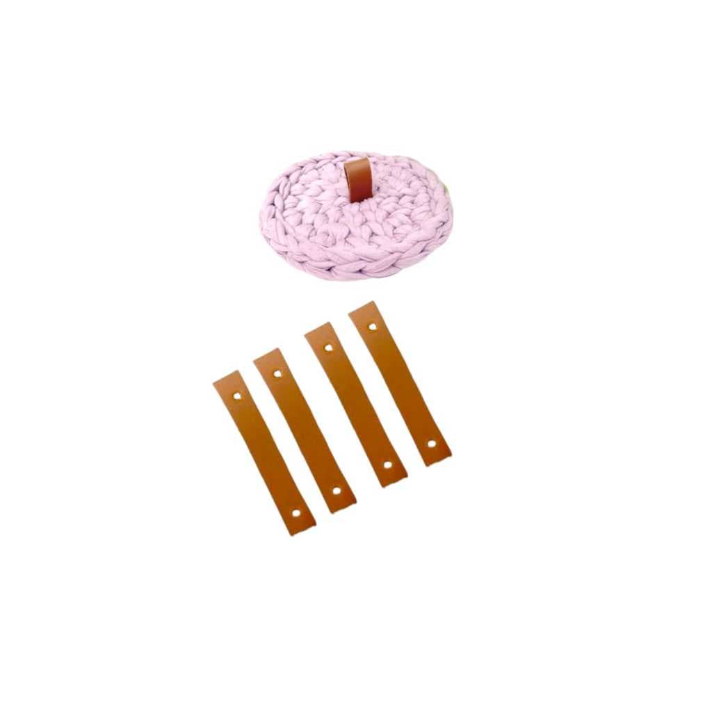 Puxadores Para Tampas, 10 und em Couro Sintético