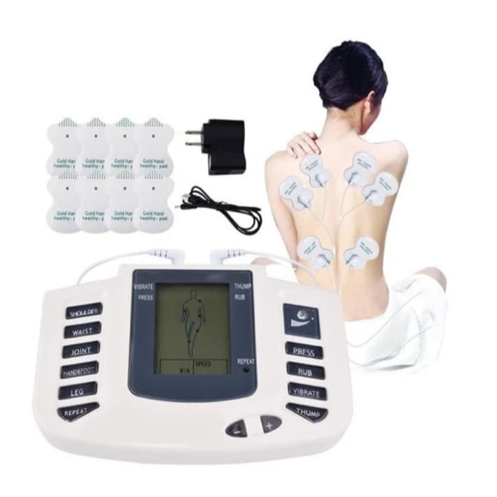 Aparelho Tens Choque Fisioterapia Eletrochoque Eletrodos