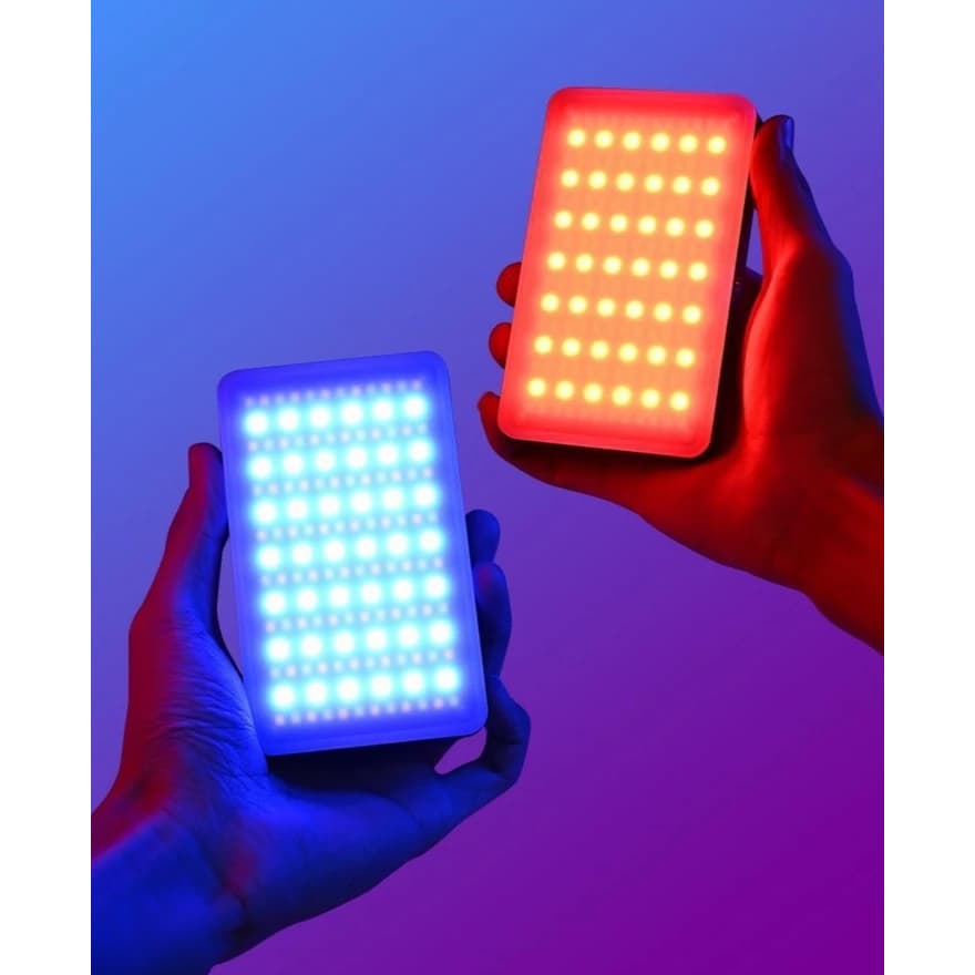 Luz De Vídeo RgbW Vermelha Verde Azul Branco Iluminacao Mini Led Pra Câmera Panel Led Portátil