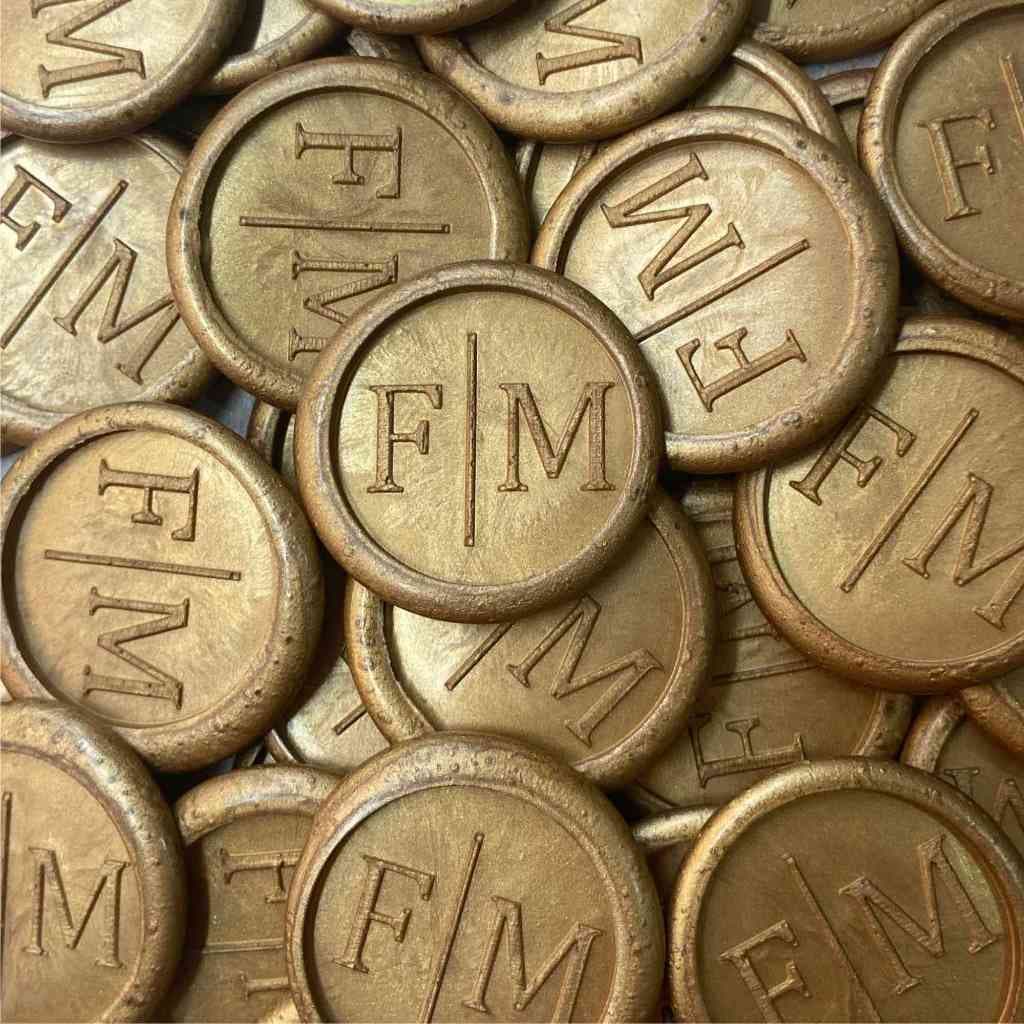 Lacre de Cera Ouro Velho - Modelo Personalizado