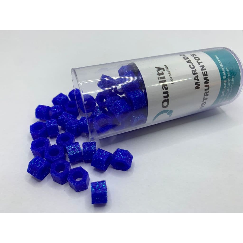Marcador De Instrumentos Profissional Sextavado - 50 Unid. - Cores c/ Glitter | Quality