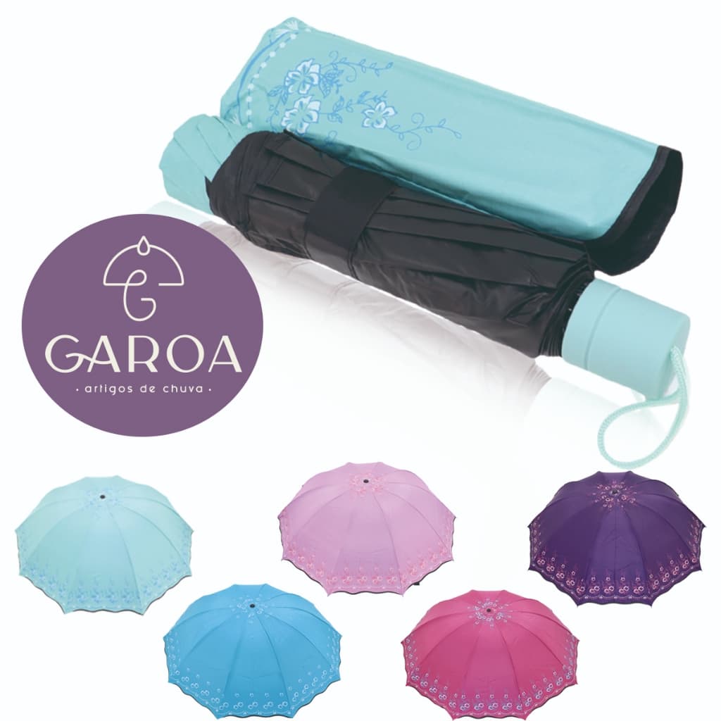 Guarda Chuva Com Proteção Solar Reforçado Original