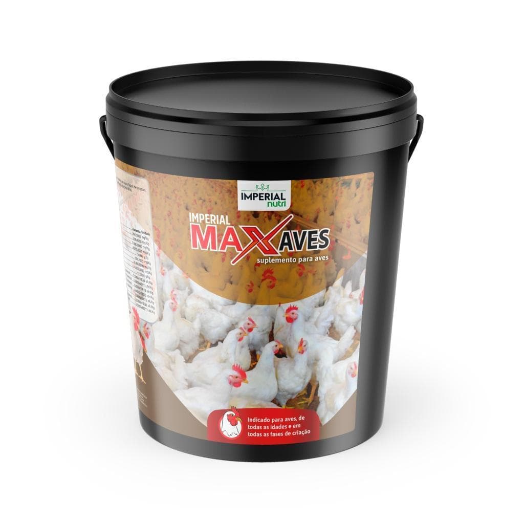 Núcleo p/ Ração  + 3 formula de ração ,Frangos, Galinhas, Pintinhos, Avestruz, 1 KG- ACOMPANHA BALDE