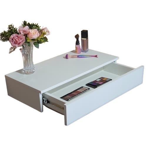 Gaveta Suspensa Penteadeira 60cm Em Mdf E Trilho Telescópico