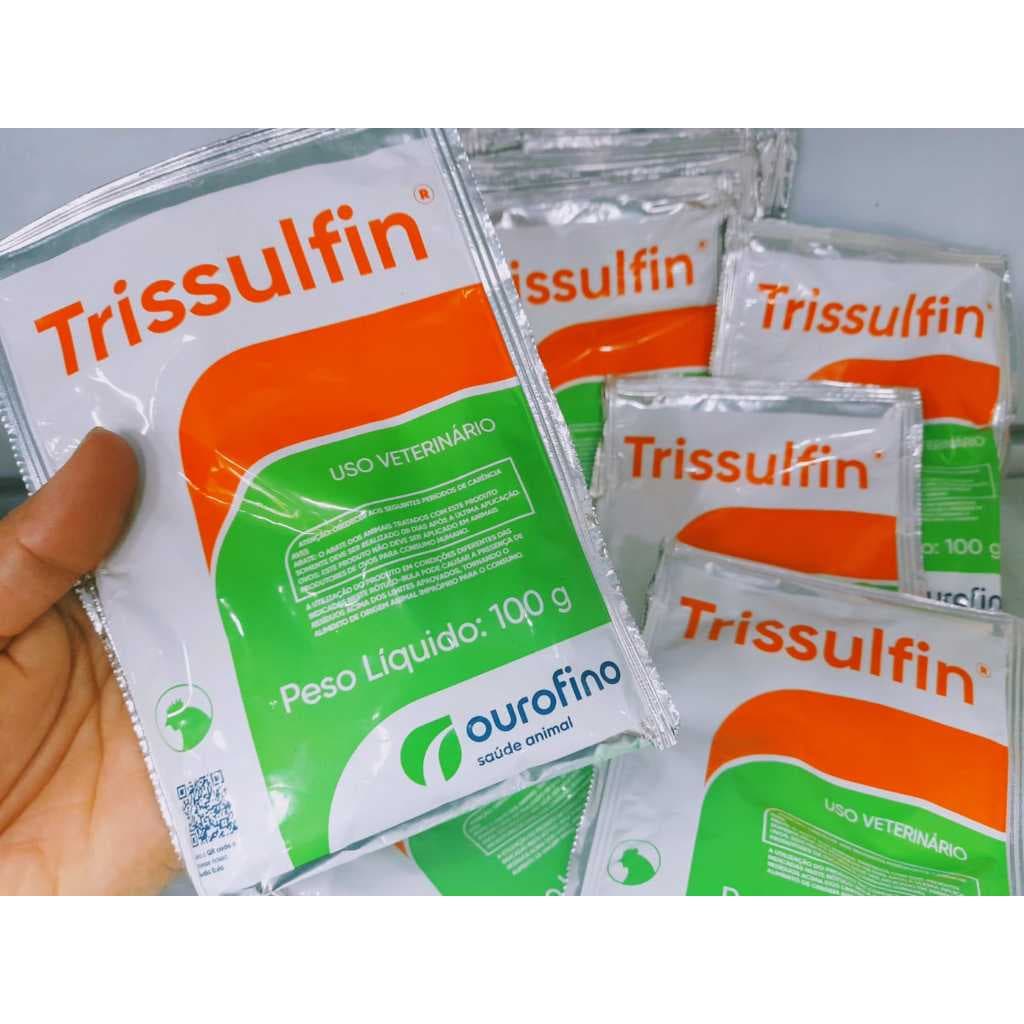 Trissulfin Pó 100g Ourofino Trissulfin para Aves