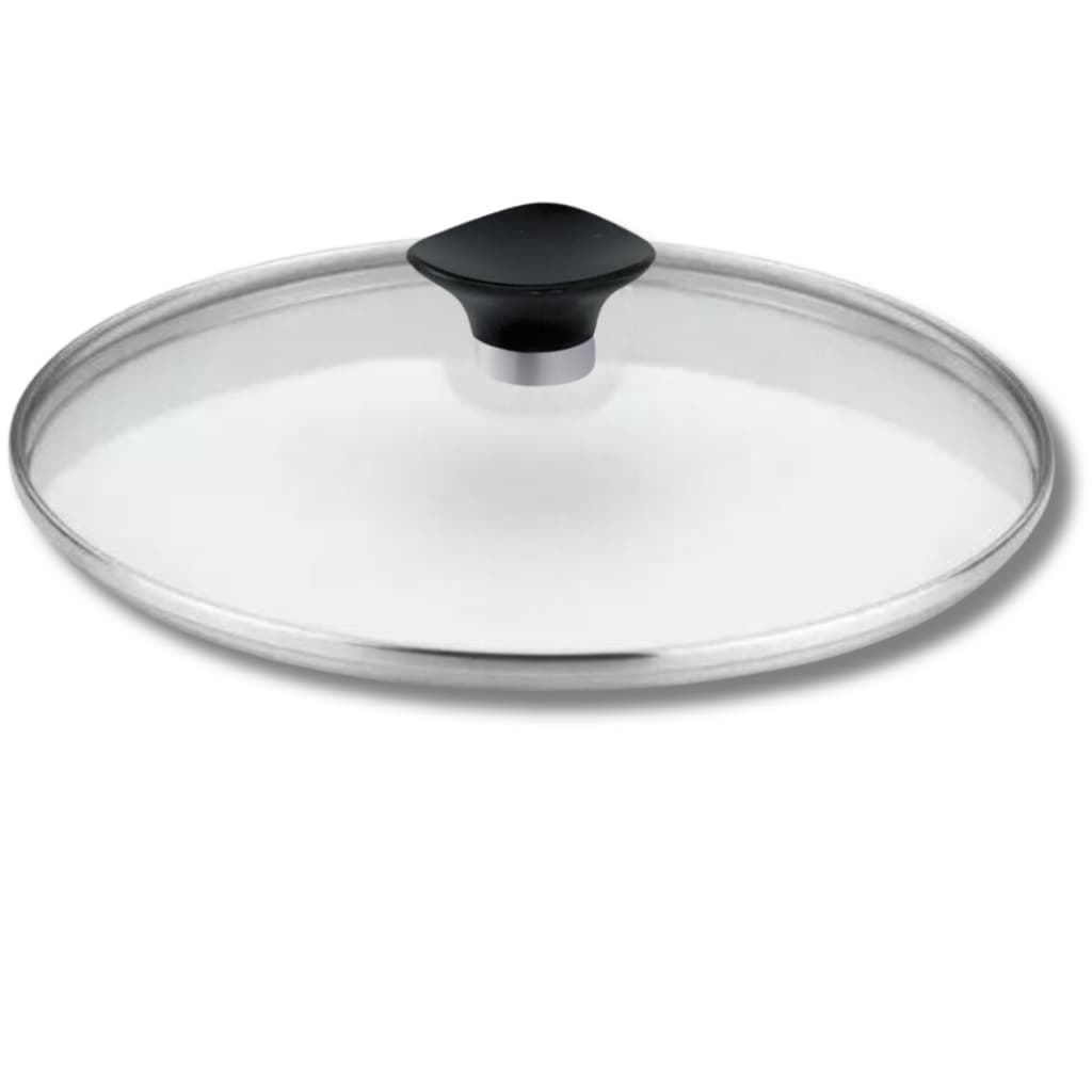 Tampa De Vidro  Temperado Para Panela e Frigideira Com Pomel Puxador