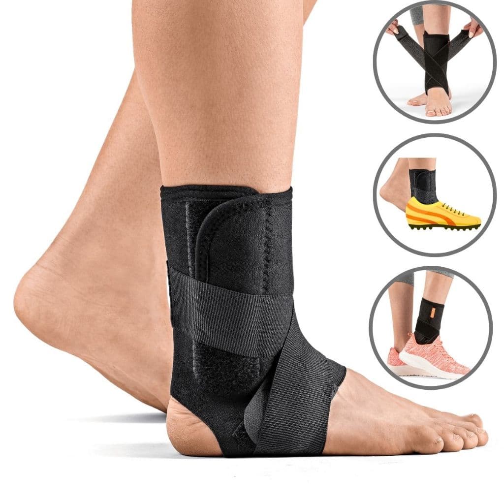 Tornozeleira Estabilizador De Tornozelo C/ Tala Hidrolight