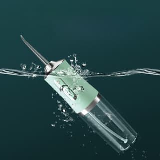 Irrigador Oral Portátil Recarregável via USB - Capacidade de 220ml Com Jato Forte