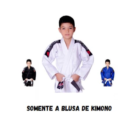 Casaco de Kimono Infantil Patch para Jiu-Jitsu/Judo