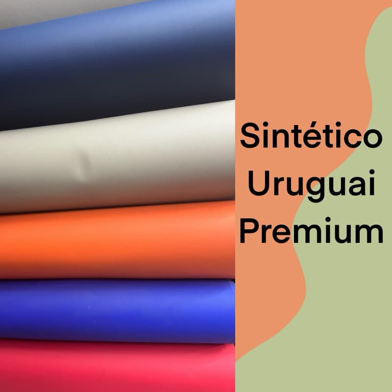 Sintético Uruguai 0.8mm - 140cmX50cm - várias cores - para bolsas e mochilas