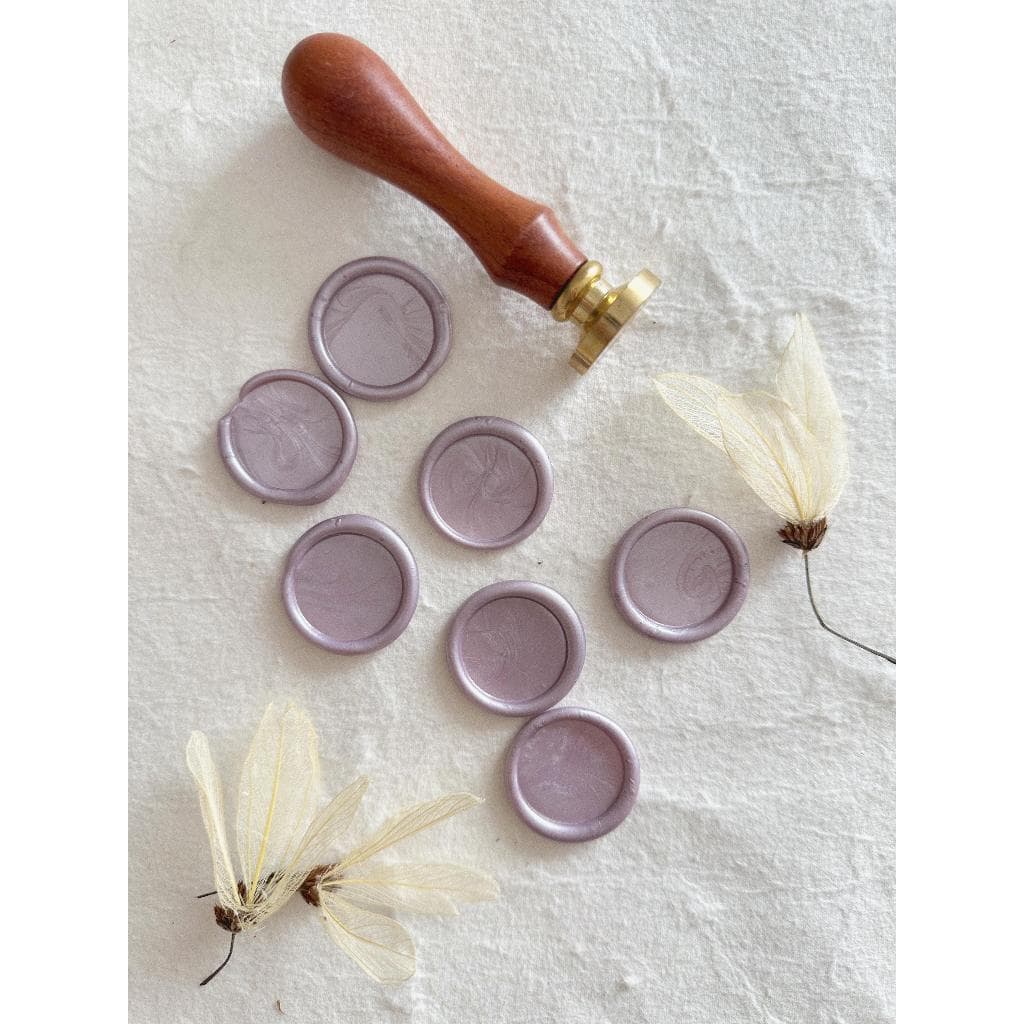 Lacres de cera Cor Lilas 50un convite de casamento - Envio Imediato