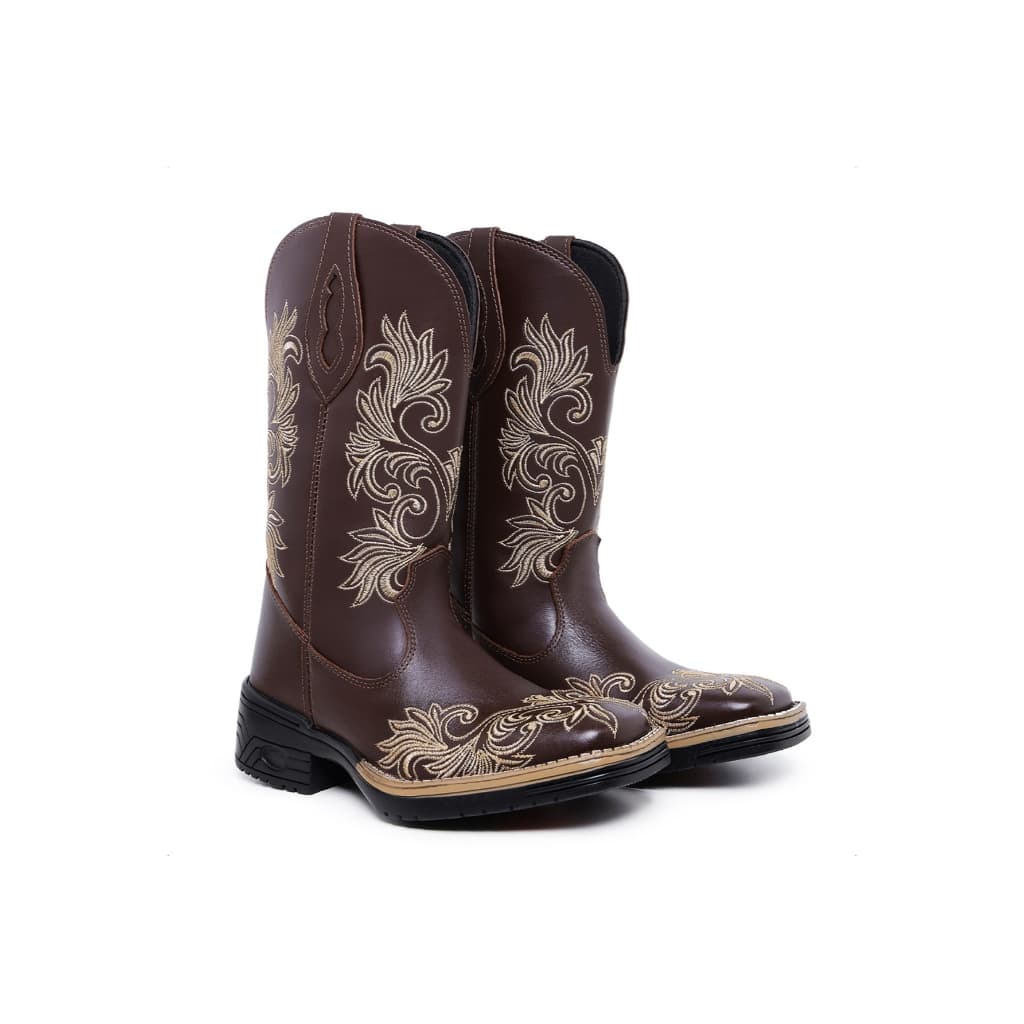 bota texana arraia bordado feminino