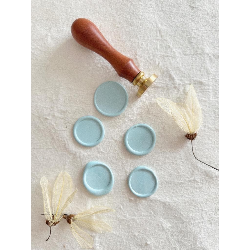 Lacres de cera Cor Azul baby  20un convite de casamento - Envio Imediato