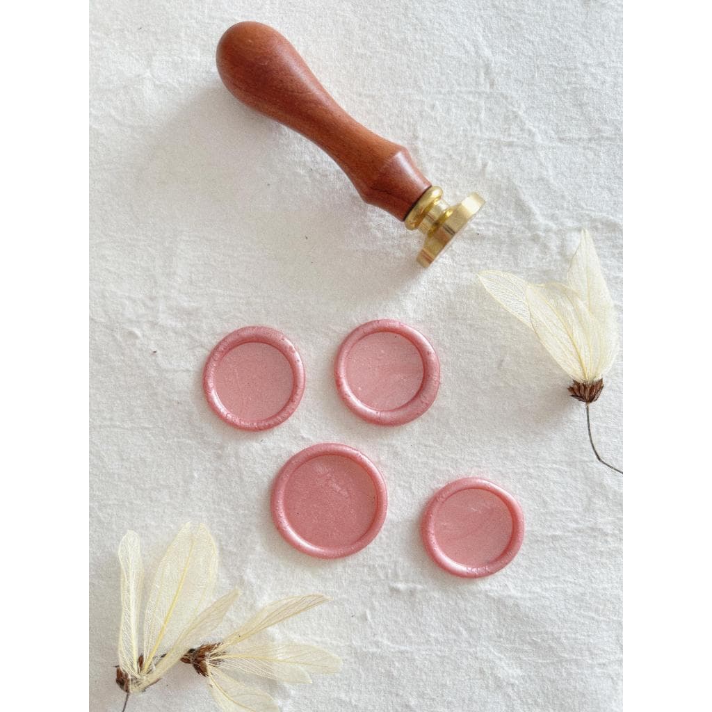 Lacres de cera Cor Rosa Aurora  100un convite de casamento - Envio Imediato